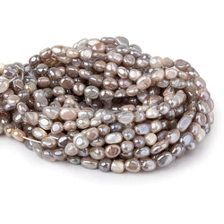 6x5-10x5mm Mystic Light Multi Color Moonstone plain nuggets 16 inch 60 beads (ONLINE ORDER ONLY)