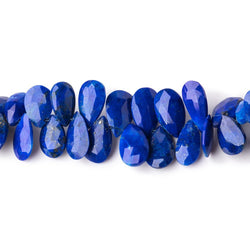 6x5-10x6mm Lapis Lazuli Faceted Pear Beads 7 inch 72 pieces (ONLINE ORDER ONLY)
