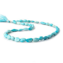 6x5-10x7mm Sleeping Beauty Turquoise Faceted Nugget Beads 15 inch 42 pieces (ONLINE ORDER ONLY)