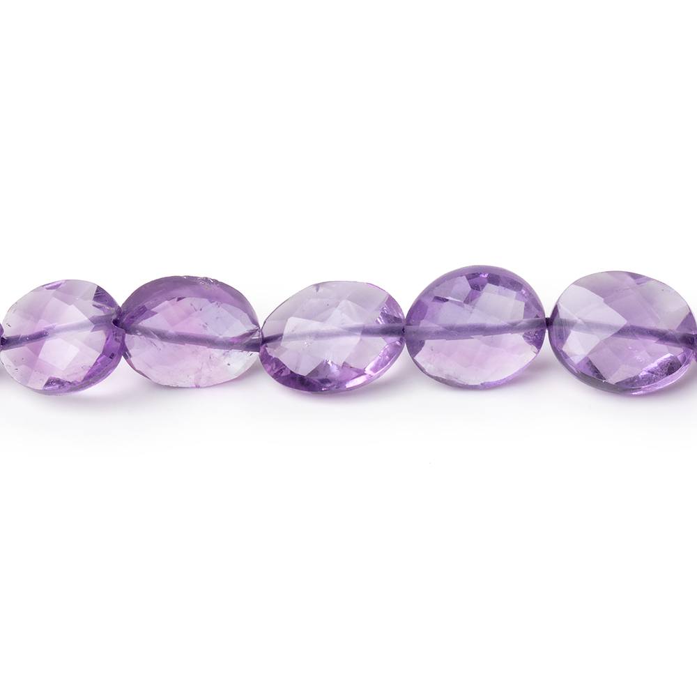 6x5-10x8mm Amethyst Faceted Oval Beads 15.5 inch 52 pieces (ONLINE ORDER ONLY)