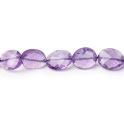 6x5-10x8mm Amethyst Faceted Oval Beads 15.5 inch 52 pieces (ONLINE ORDER ONLY)