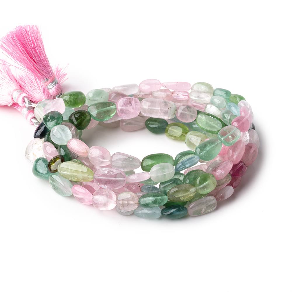 6x5-11x9mm Afghani Tourmaline Plain Nugget Beads 17 inch 43 pieces AAA (ONLINE ORDER ONLY)