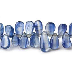 6x5-12x5mm Kyanite Plain Pear Beads 7 inch 59 pieces (ONLINE ORDER ONLY)
