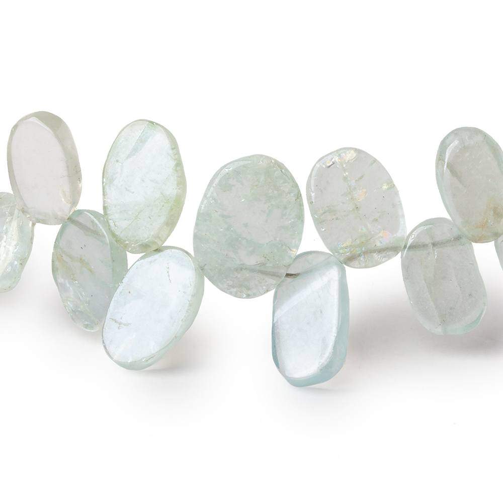 6x5-12x8mm Mystic Aquamarine Freeform Slice Beads 7 inch 43 pieces (ONLINE ORDER ONLY)