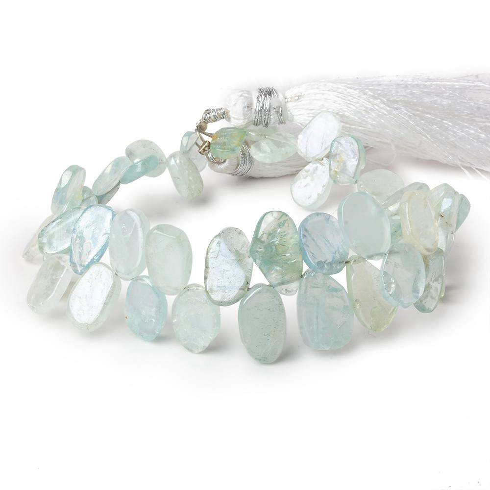 6x5-12x8mm Mystic Aquamarine Freeform Slice Beads 7 inch 43 pieces (ONLINE ORDER ONLY)