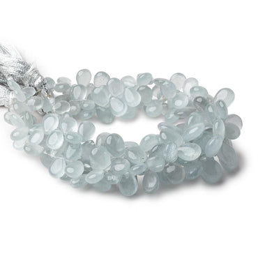 6x5-13x9mm Aquamarine Plain Pear Beads 8 inch 54 pieces AAA (ONLINE ORDER ONLY)