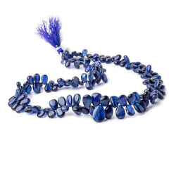 6x5-13x9mm Kyanite Plain Pear Beads 17 inch 140 pieces AAA (ONLINE ORDER ONLY)