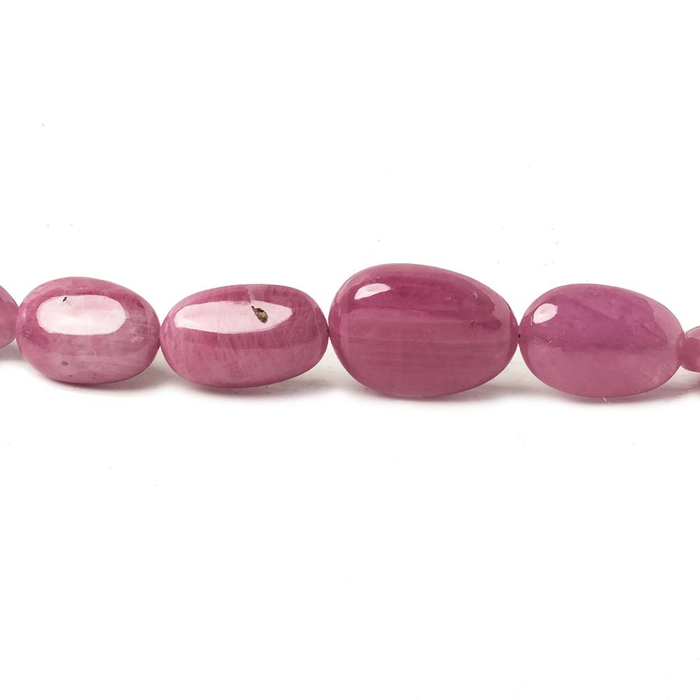 6x5-14x10mm Burmese Ruby plain nugget beads 19.5 inch 59 pieces (ONLINE ORDER ONLY)