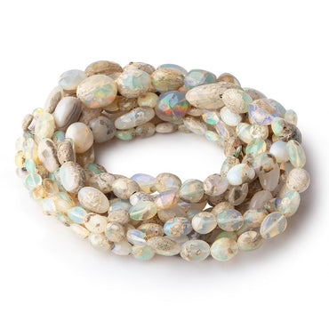 6x5-14x9mm Ethiopian Opal with Matrix Plain Nugget Beads 17.75 inch 48 pieces AA (ONLINE ORDER ONLY)