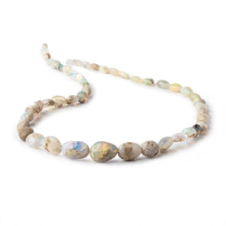 6x5-14x9mm Ethiopian Opal with Matrix Plain Nugget Beads 17.75 inch 48 pieces AA (ONLINE ORDER ONLY)