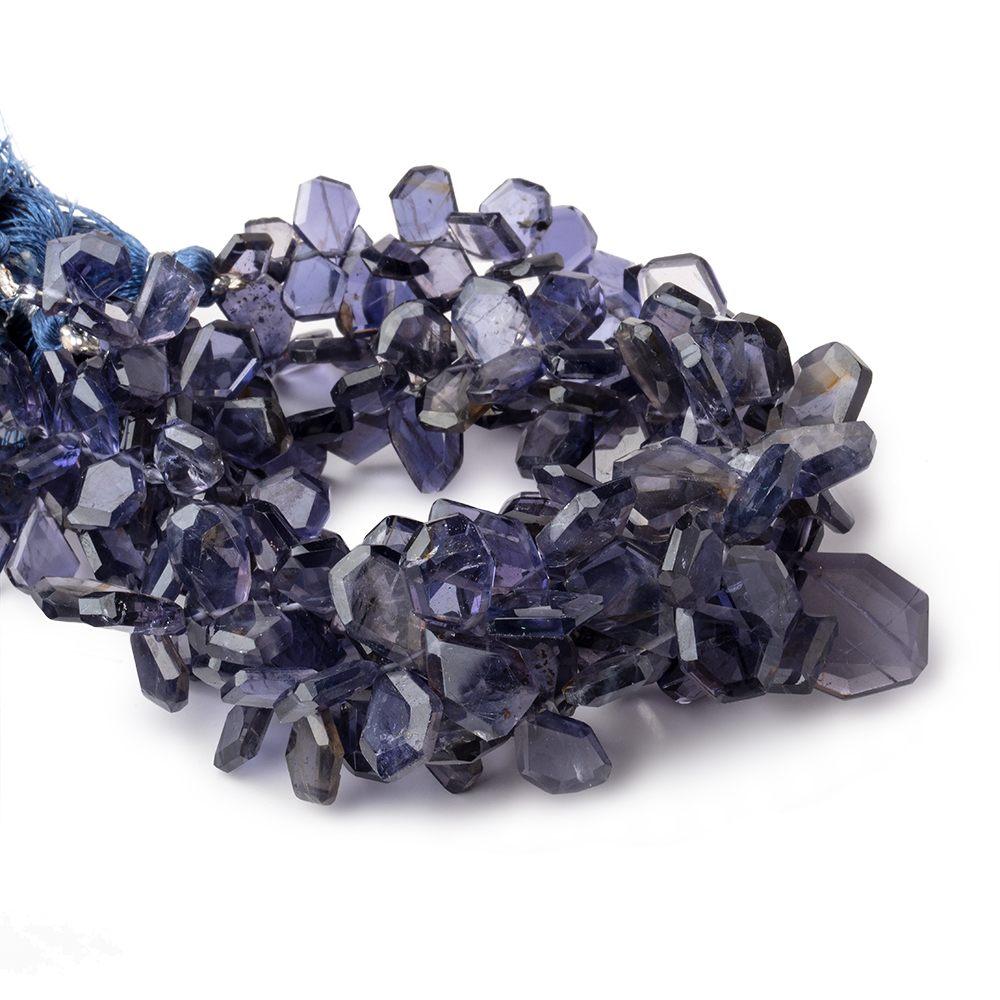 6x5-15x10mm Iolite Faceted Freeform Beads 7 inch 66 pieces (ONLINE ORDER ONLY)