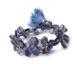 6x5-15x10mm Iolite Faceted Freeform Beads 7 inch 66 pieces (ONLINE ORDER ONLY)