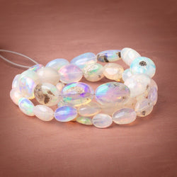 6x5-17x12mm Ethiopian Opal Plain Nugget Beads 20 inch 45 pieces AA (ONLINE ORDER ONLY)