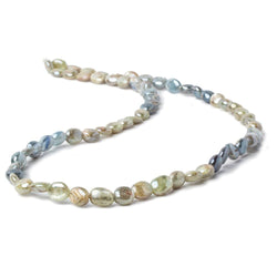 6x5-7x5mm Mystic Blue & Green Kyanite plain oval beads 16 inch 58 pcs (ONLINE ORDER ONLY)