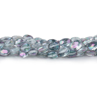 6x5-7x5mm Mystic Grey Topaz Faceted Oval Beads 8 inch 28 pieces (ONLINE ORDER ONLY)