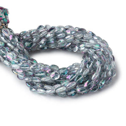 6x5-7x5mm Mystic Grey Topaz Faceted Oval Beads 8 inch 28 pieces (ONLINE ORDER ONLY)