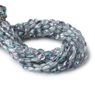 6x5-7x5mm Mystic Grey Topaz Faceted Oval Beads 8 inch 28 pieces (ONLINE ORDER ONLY)