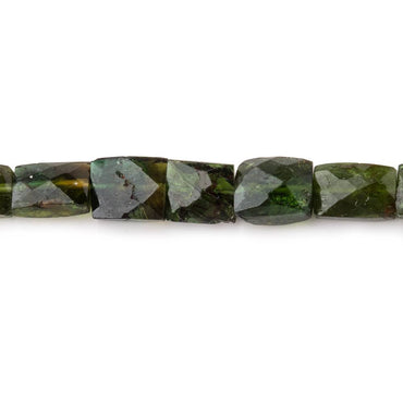4x6mm Chrome Green Tourmaline Faceted Rectangles 15 inch 56 Beads (ONLINE ORDER ONLY)