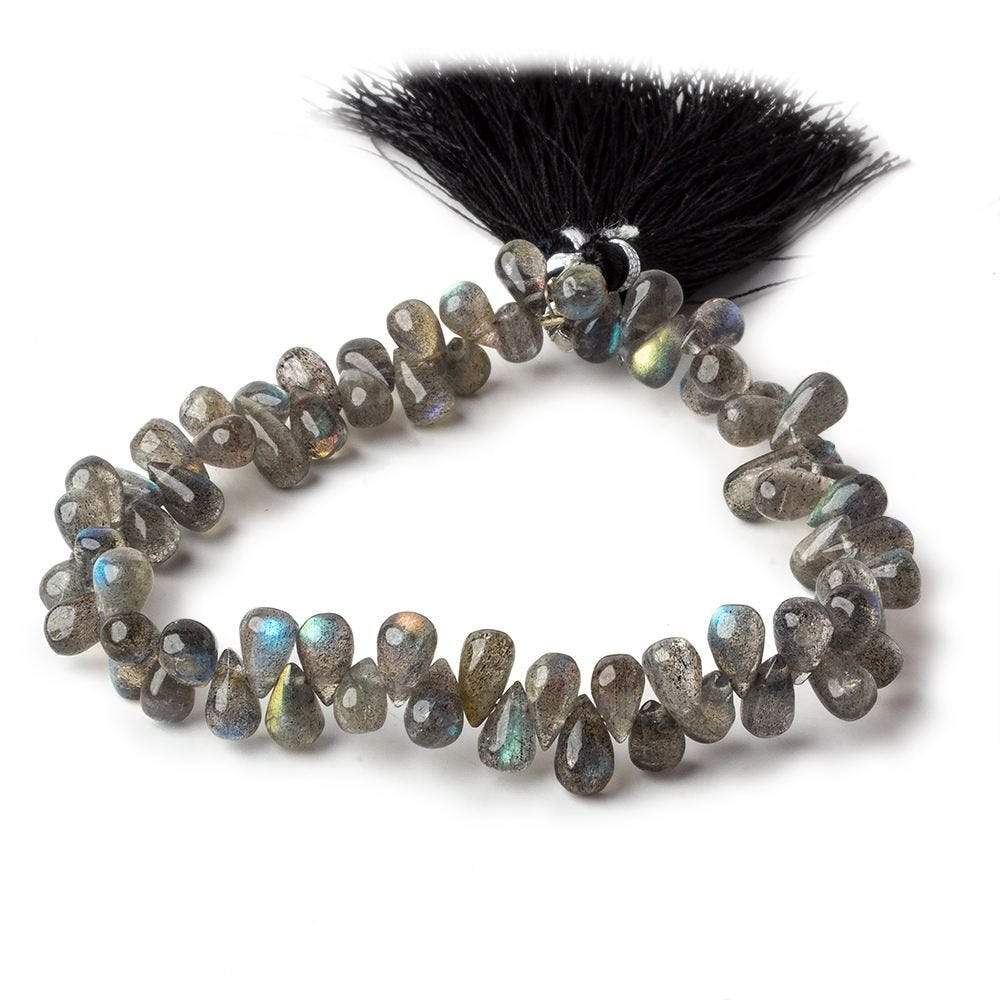 6x5-8x5mm Labradorite Plain Tear Drop Beads 8 inch 70 pieces (ONLINE ORDER ONLY)