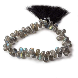 6x5-8x5mm Labradorite Plain Tear Drop Beads 8 inch 70 pieces (ONLINE ORDER ONLY)