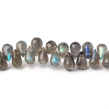 6x5-8x5mm Labradorite Plain Tear Drop Beads 8 inch 70 pieces (ONLINE ORDER ONLY)