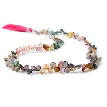 6x5-8x6mm Multi Color Tourmaline Plain Pear Beads 18 inch 138 pieces (ONLINE ORDER ONLY)