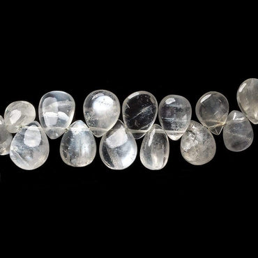 6x5-9x7mm Ceylon Moonstone plain pear beads 8 inch 56 pieces A grade (ONLINE ORDER ONLY)