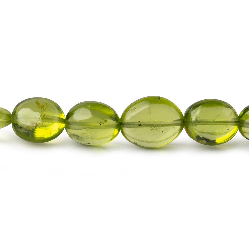 6x5-9x7mm Peridot Plain Oval Beads 15 inch 51 pieces AA (ONLINE ORDER ONLY)