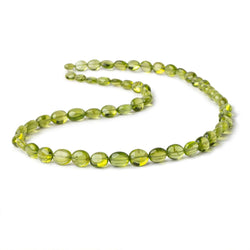 6x5-9x7mm Peridot Plain Oval Beads 15 inch 51 pieces AA (ONLINE ORDER ONLY)