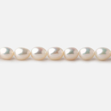 6x5mm Cream Straight Drill Oval Freshwater Pearls 15.5 inch 54 pieces AA (ONLINE ORDER ONLY)