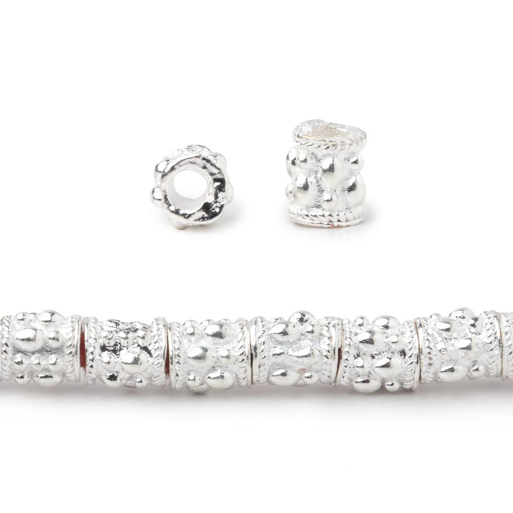 6x5mm Rain Drop Design Tube Beads 8 inch 33 pieces (ONLINE ORDER ONLY)