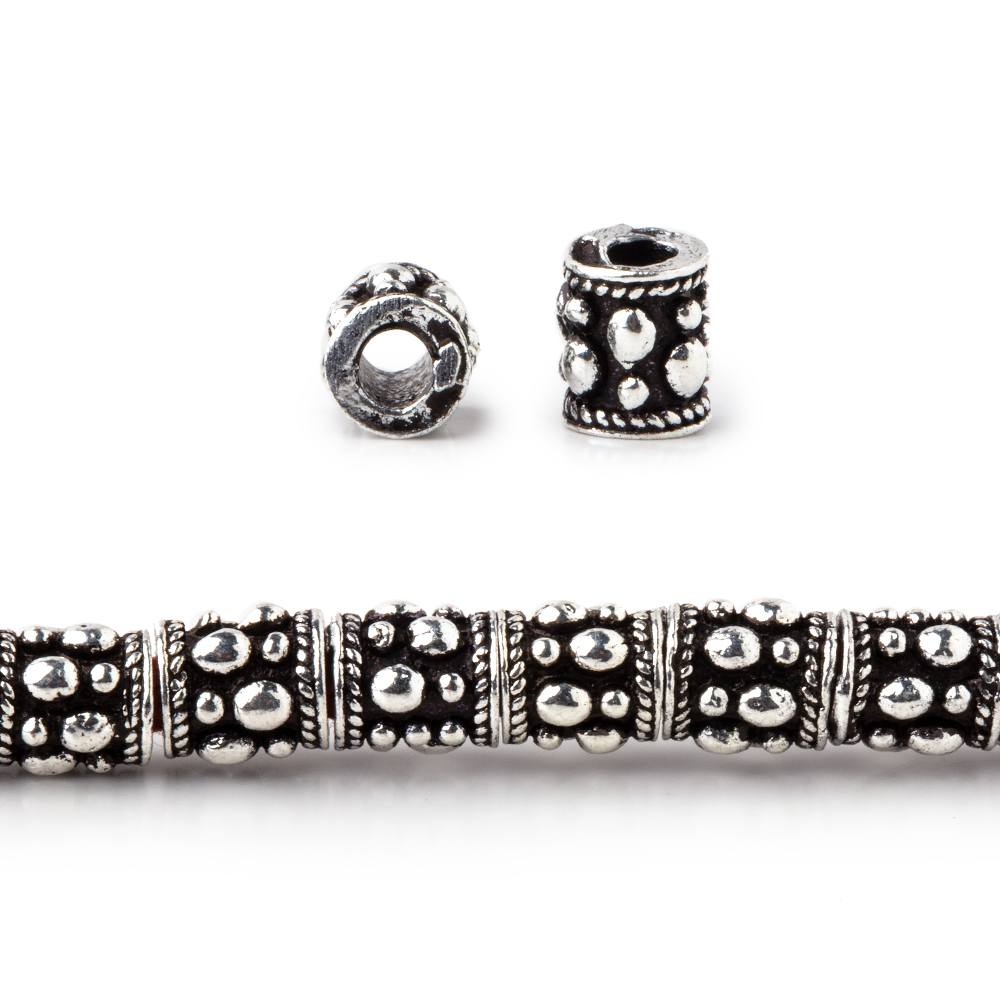 6x5mm Rain Drop Design Tube Beads 8 inch 33 pieces (ONLINE ORDER ONLY)