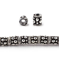 6x5mm Rain Drop Design Tube Beads 8 inch 33 pieces (ONLINE ORDER ONLY)