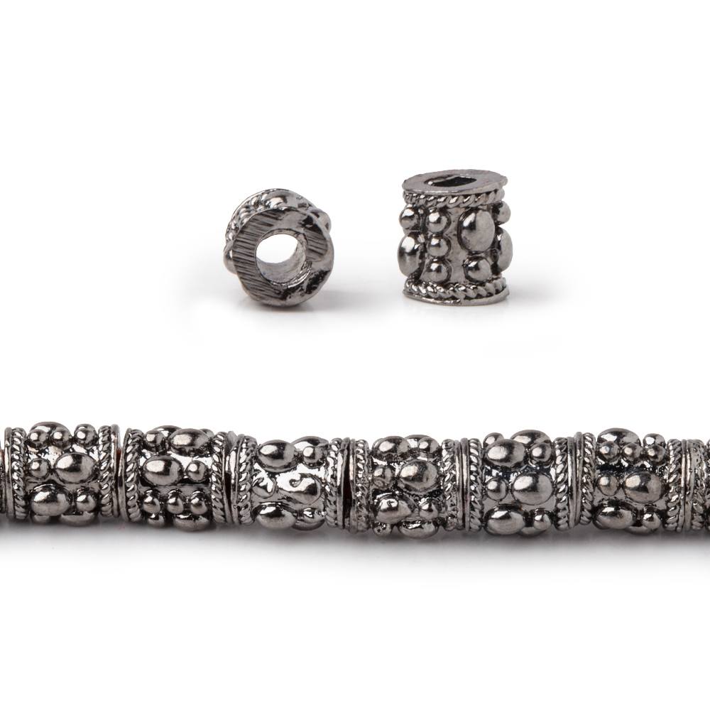 6x5mm Rain Drop Design Tube Beads 8 inch 33 pieces (ONLINE ORDER ONLY)