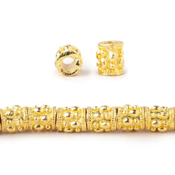 6x5mm Rain Drop Design Tube Beads 8 inch 33 pieces (ONLINE ORDER ONLY)