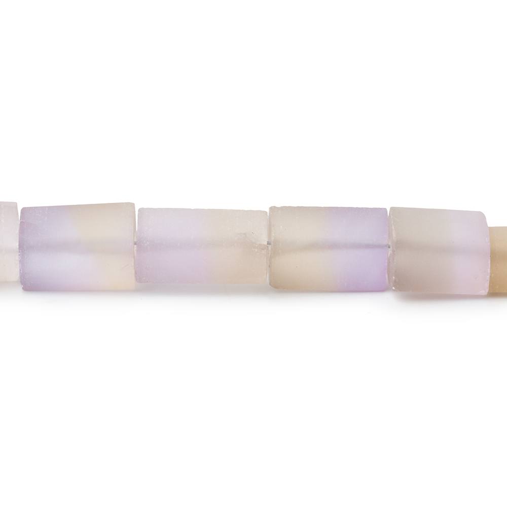 6x6-10x7mm Matte Ametrine Plain Tube Beads 18 inch 55 pieces AA (ONLINE ORDER ONLY)