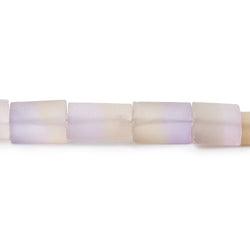 6x6-10x7mm Matte Ametrine Plain Tube Beads 18 inch 55 pieces AA