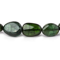 6x6-15x11mm Green Tourmaline Plain Nugget Beads 16 inch 38 pieces (ONLINE ORDER ONLY)