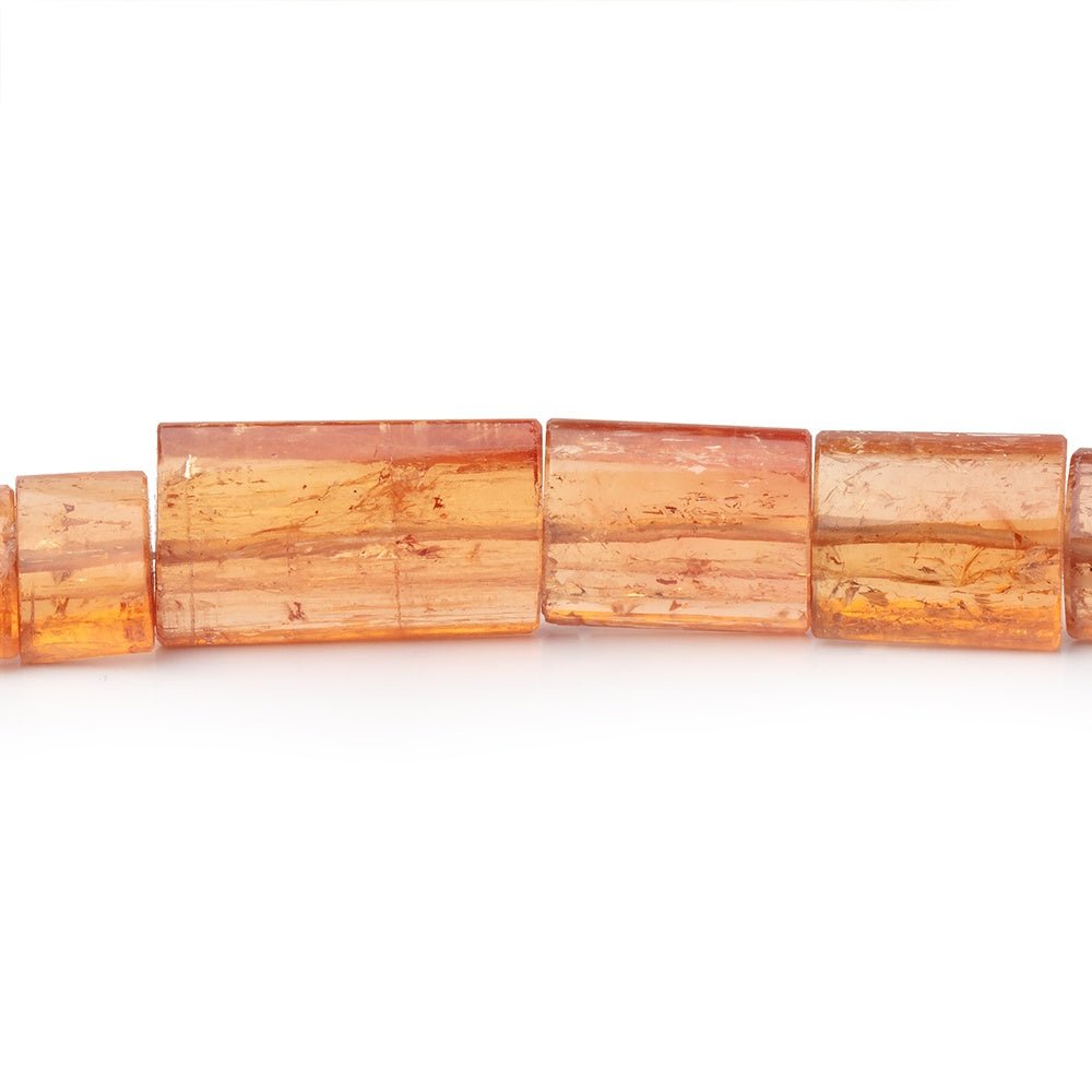 6x6-18x11mm Imperial Topaz Plain Tube Beads 20 inch 51 pieces AAA (ONLINE ORDER ONLY)
