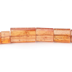 6x6-18x11mm Imperial Topaz Plain Tube Beads 20 inch 51 pieces AAA (ONLINE ORDER ONLY)