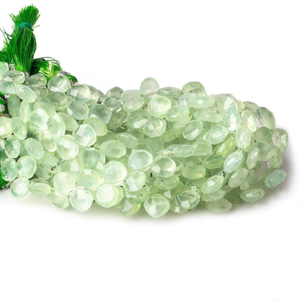 6x6-6.5x6.5mm Prehnite faceted pillow beads 7.25 inch 46 pieces (ONLINE ORDER ONLY)