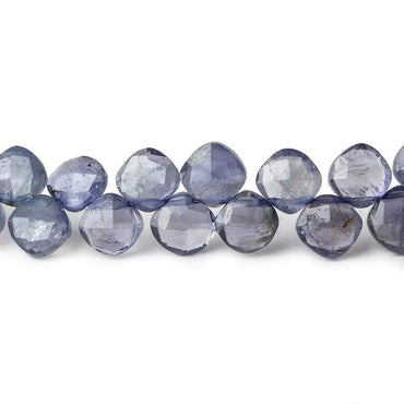 6x6-7x7mm Iolite faceted pillow beads 7.25 inch 48 pieces A (ONLINE ORDER ONLY)