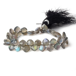 6x6-7x7mm Labradorite faceted pillow beads 7.25 inch 46 pieces AA (ONLINE ORDER ONLY)