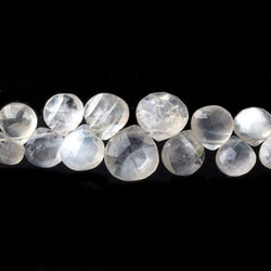 6x6-9x9mm Ceylon Moonstone faceted hearts 8 inch 50 beads AAA (ONLINE ORDER ONLY)