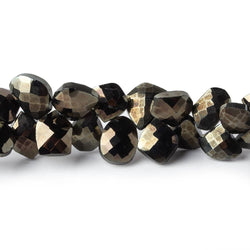 6x7-10x10mm Bronze Metallic Black Spinel Fancy Shapes 9 inch 65 beads (ONLINE ORDER ONLY)