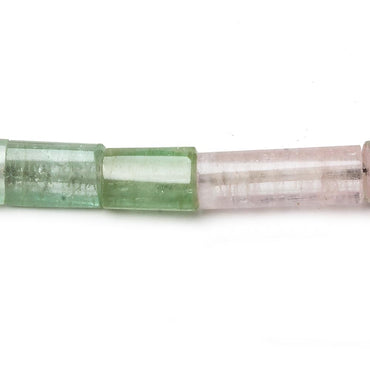 6x7-23x4mm Multi Color Tourmaline plain tube beads 16 inch 34 pieces A Grade (ONLINE ORDER ONLY)