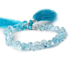 6x7-8x6mm Sky Blue Topaz Candy Kiss Beads 8 inch 48 pieces (ONLINE ORDER ONLY)