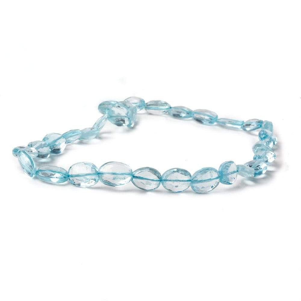 6x7-9x7mm Sky Blue Topaz Faceted Oval AA Grade 10 inch 29 Beads (ONLINE ORDER ONLY)