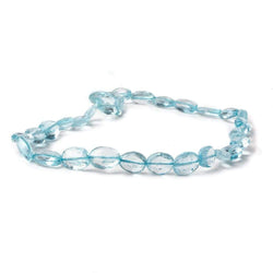 6x7-9x7mm Sky Blue Topaz Faceted Oval AA Grade 10 inch 29 Beads (ONLINE ORDER ONLY)