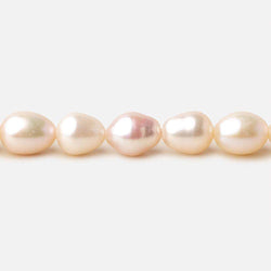 6x7mm White straight drilled Oval freshwater pearls 15 inch 52 pieces A (ONLINE ORDER ONLY)